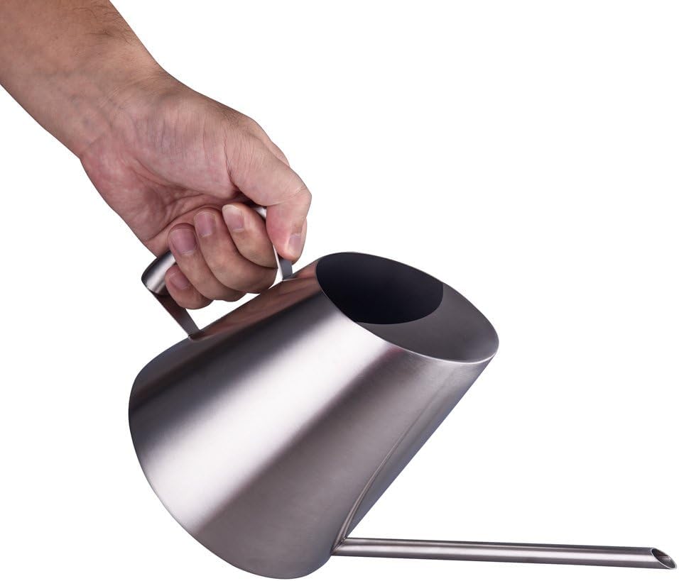 IMEEA 50oz Stainless Steel Watering Can with Long Spout for Indoor Plants