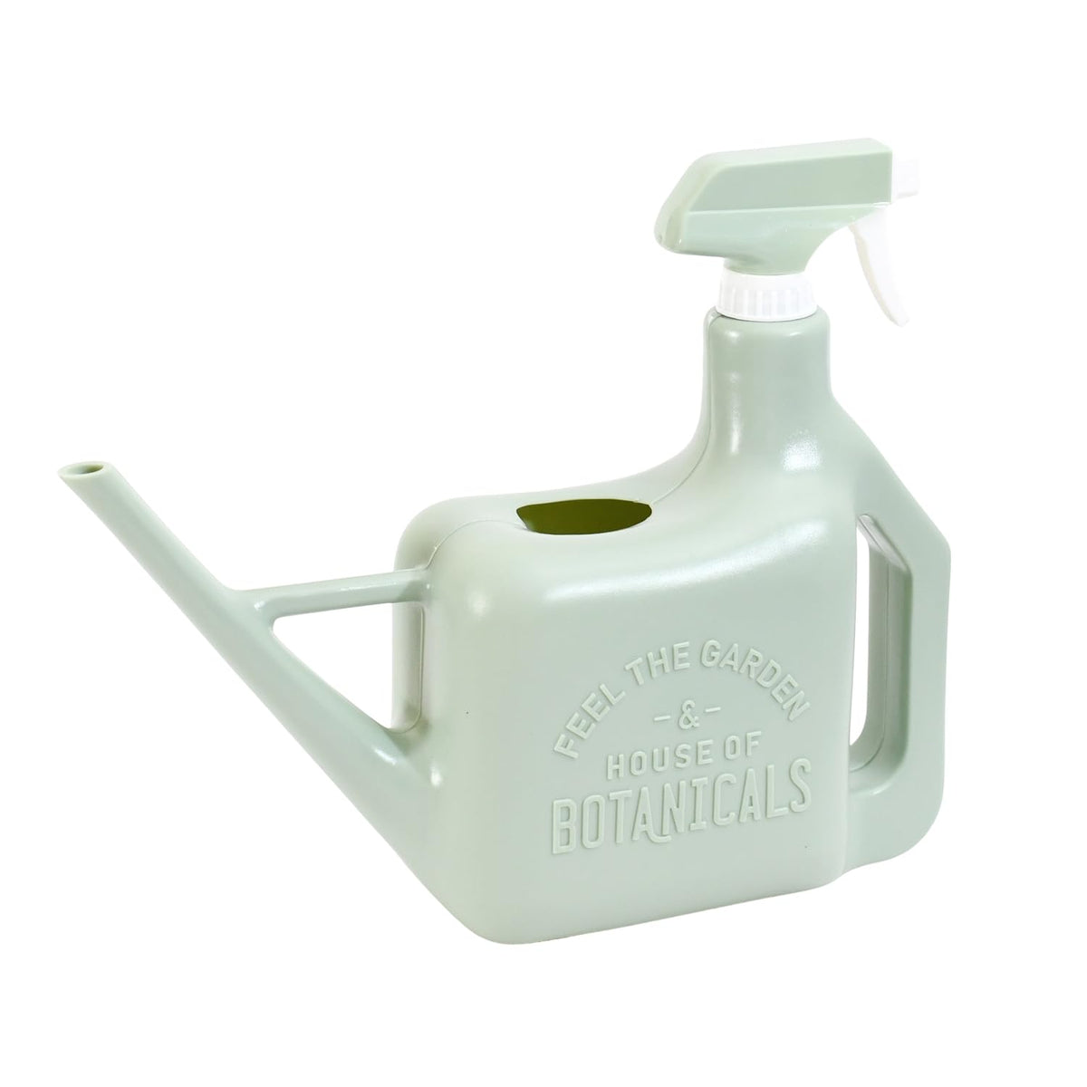 PETAL & FLOW Spray Sprinkler 2-in-1 Watering Can & Plant Mister Spray Bottle for Indoor & Outdoor Plants, 0.4 Gal (1.6L) (Olive)
