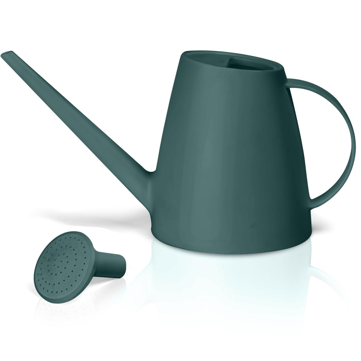 Hand Plastic Watering Can - for Home Plant Garden - 1/2 Gallon - Light Green