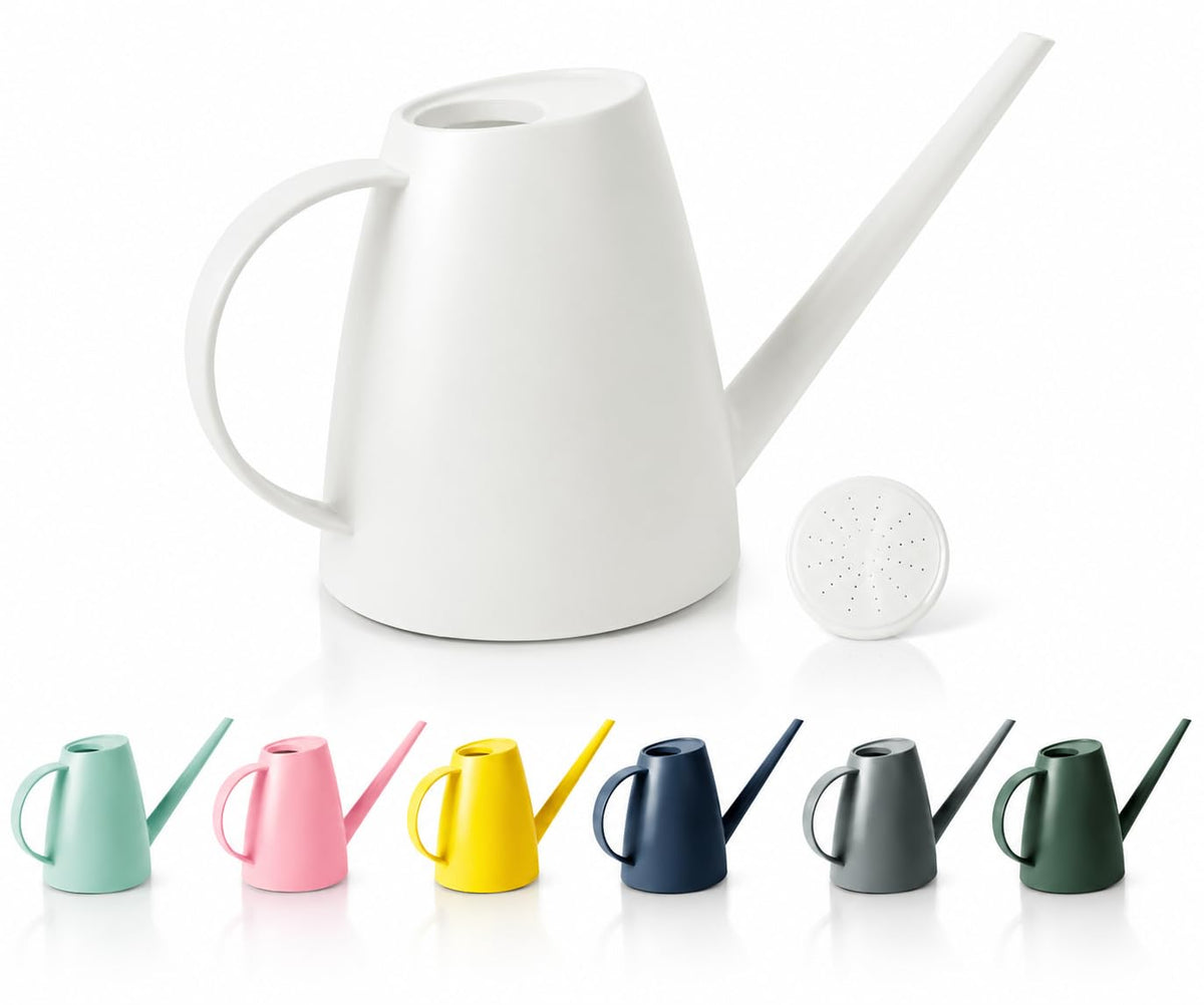 1.8L (60 oz) Watering Can for Indoor Plants with Long Spout, Green