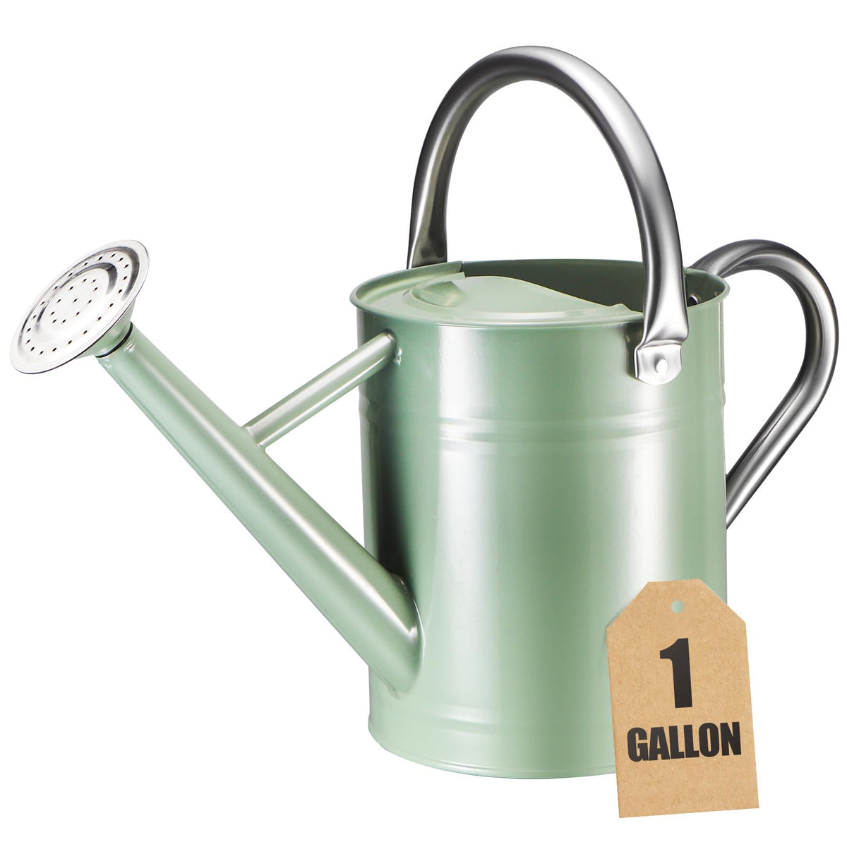 1 Gallon Watering Can for Outdoor&Indoor Plants,Yellow