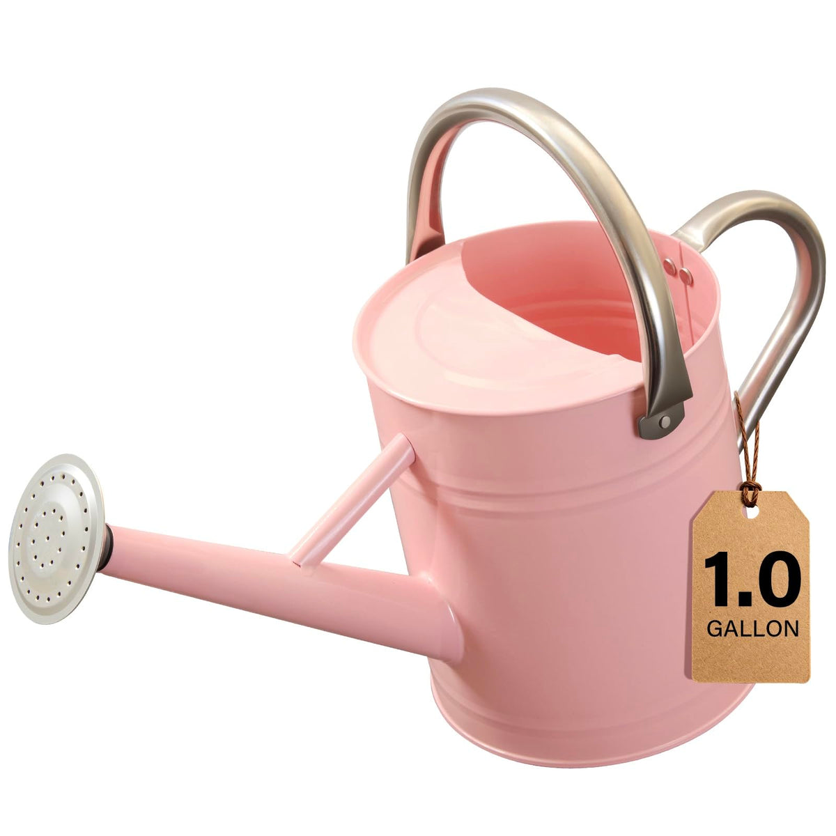 1 Gallon Watering Can for Outdoor&Indoor Plants,Yellow