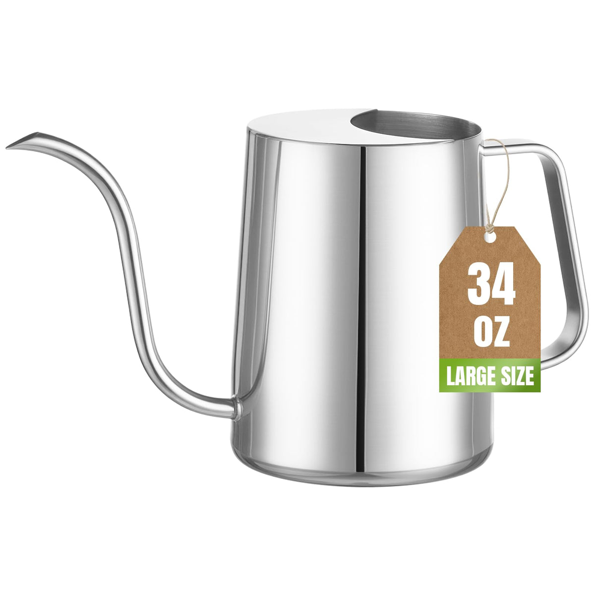 Plant Watering Can, 304 Stainless Steel Watering Can Indoor, 34 oz