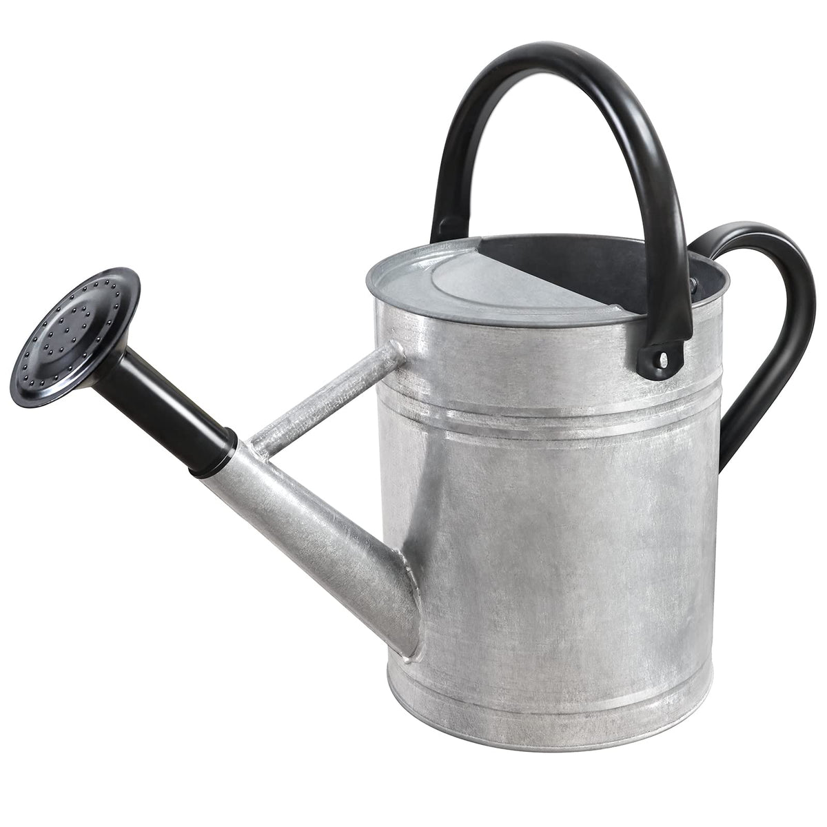 Metal Watering Can with Removable Spout, Galvanized Steel Plants Water Can for Women, Men and Kids' Outdoor or Indoor Gardening - Nice Flower Watering Pot Gift & Decoration (Ocean Blue, 0.6 Gallon)
