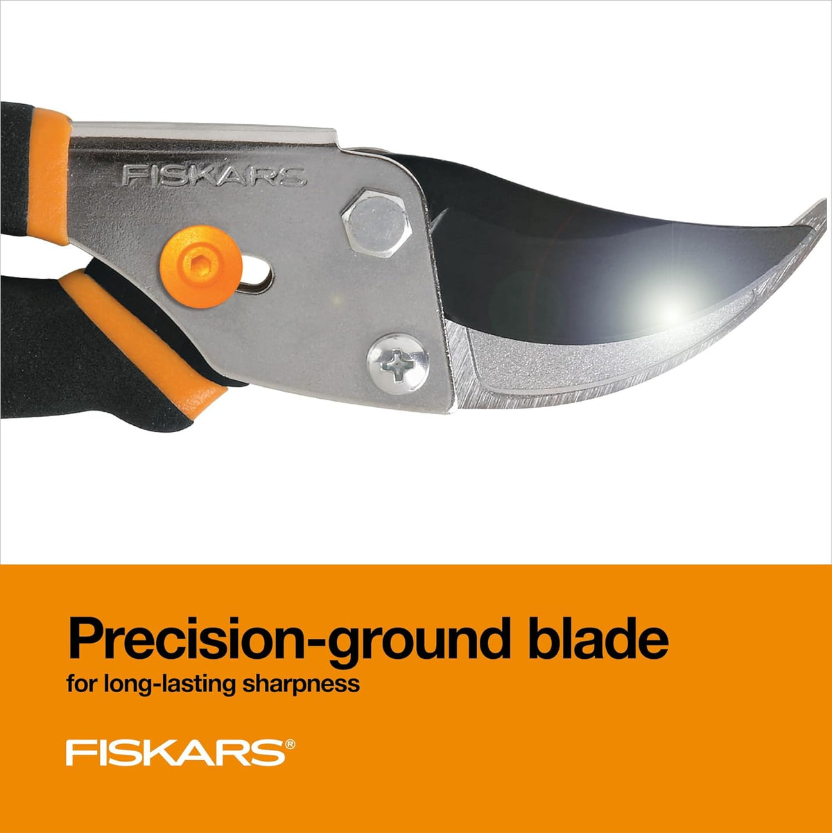 Fiskars Bypass Pruning Shears, 5/8" Cut Capacity Garden Clippers