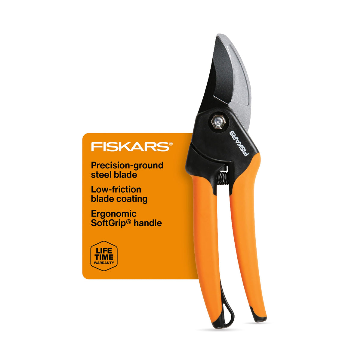 Fiskars 2-Piece Garden Tool Set, Folding Hand Saw & Pruning Shears