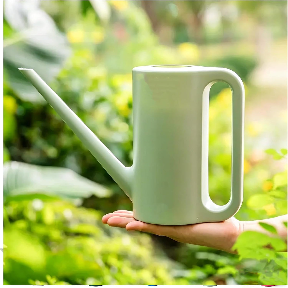1.2L Watering Can for Indoor Plants,Long Spout (Light Greed)