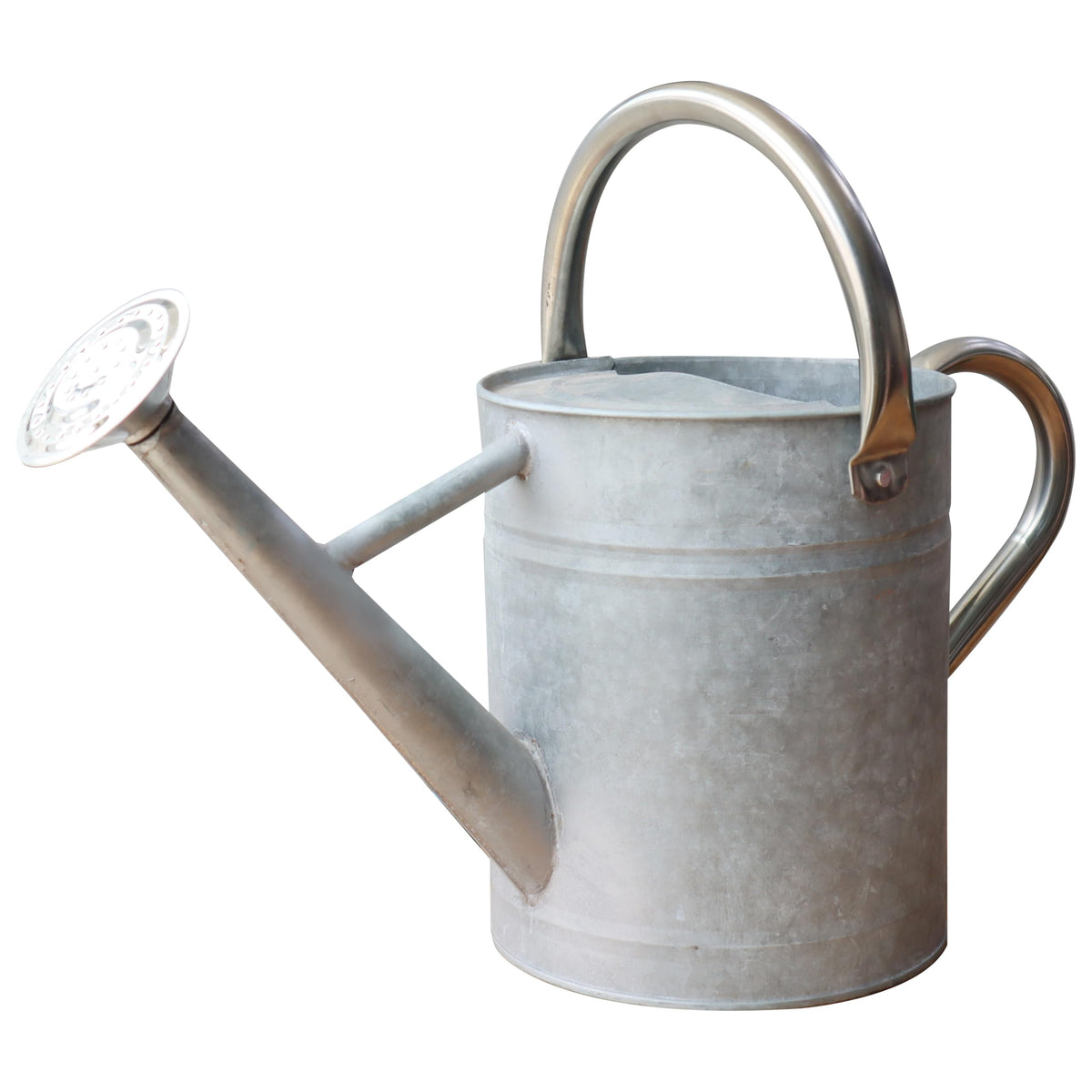 Metal Watering Can for Outdoor Plants, Watering Can Decor 1 Gallon (Zinc)