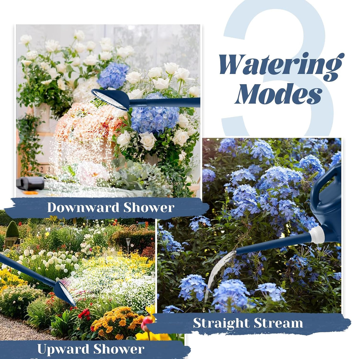 1 Gallon Watering Can, Outdoor Watering Can, Long Spout Water Can