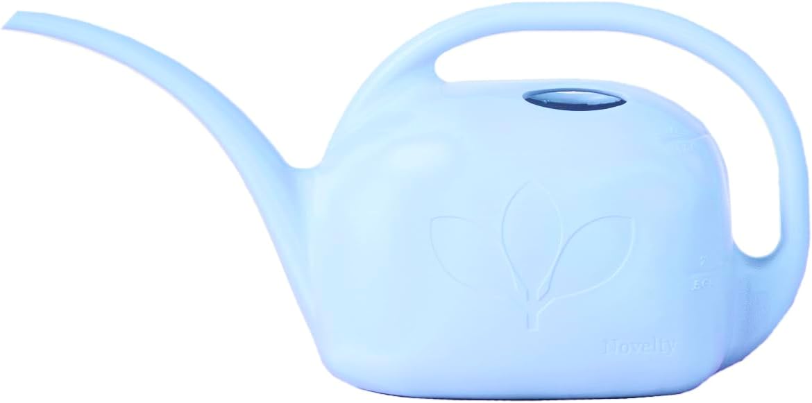 Root & Vessel Indoor Watering Can, 1 Gallon, Sky Blue