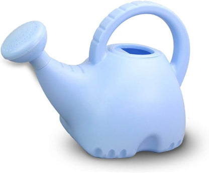 LOYUYU 0.4 Gallon Plastic Watering Can Small Lightweight Cute Indoor Outdoor Garden Plants, Adult Elephant Watering Can STYLE1: Pink
