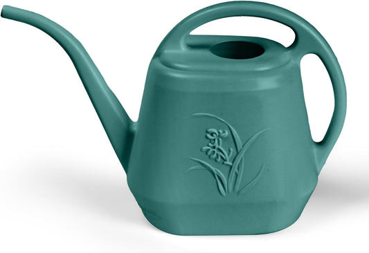 Watering Can - for Home Plant Garden Grip - 1 Gallon - Green