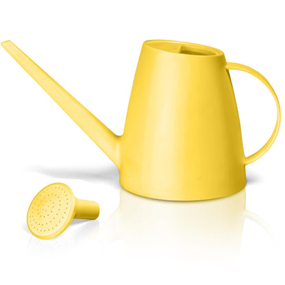 Plastic Watering Can - for Indoor and Outdoor House Plant Garden - with Long Spout - 1/2 Gallon - Pink