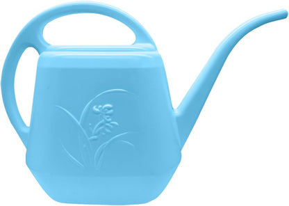 Grip Watering Can - 1 Gallon - White - with Long Spout for Indoor and Outdoor Plant Garden