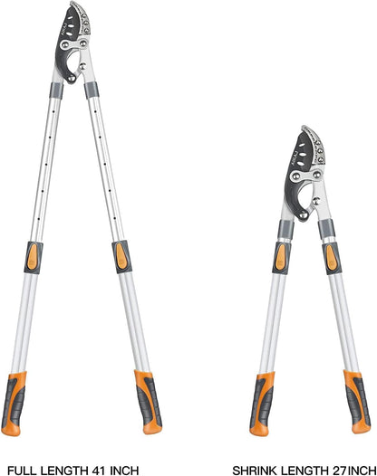 AIRAJ 27-41" Anvil Loppers for Tree Trimming Heavy Duty, Tree Branch Cutter