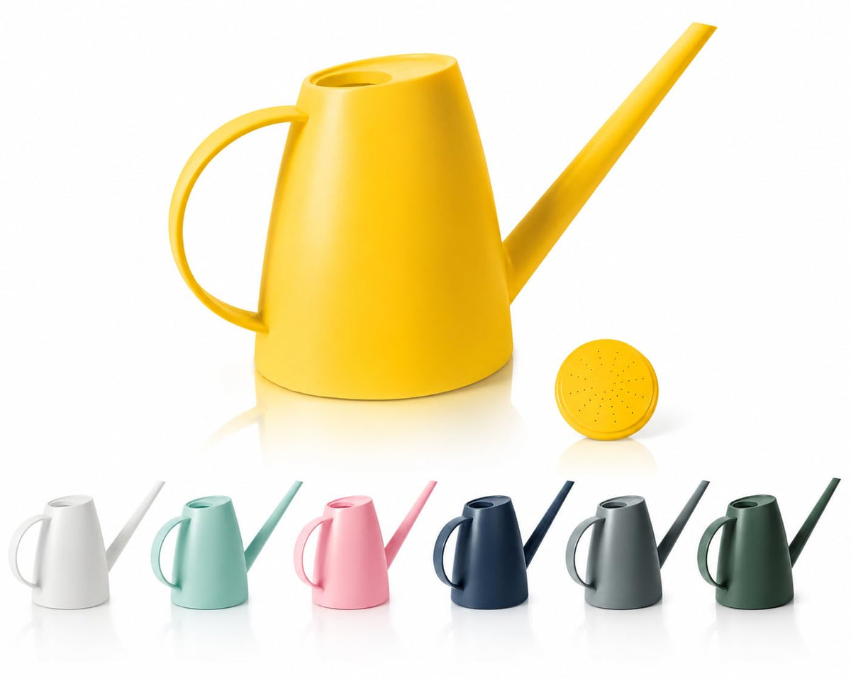 1.8L (60 oz) Watering Can for Indoor Plants with Long Spout, Green