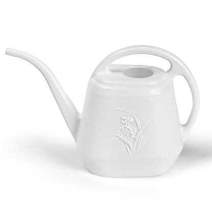 Watering Can for Home Garden - White Color - 1/2 Gallon