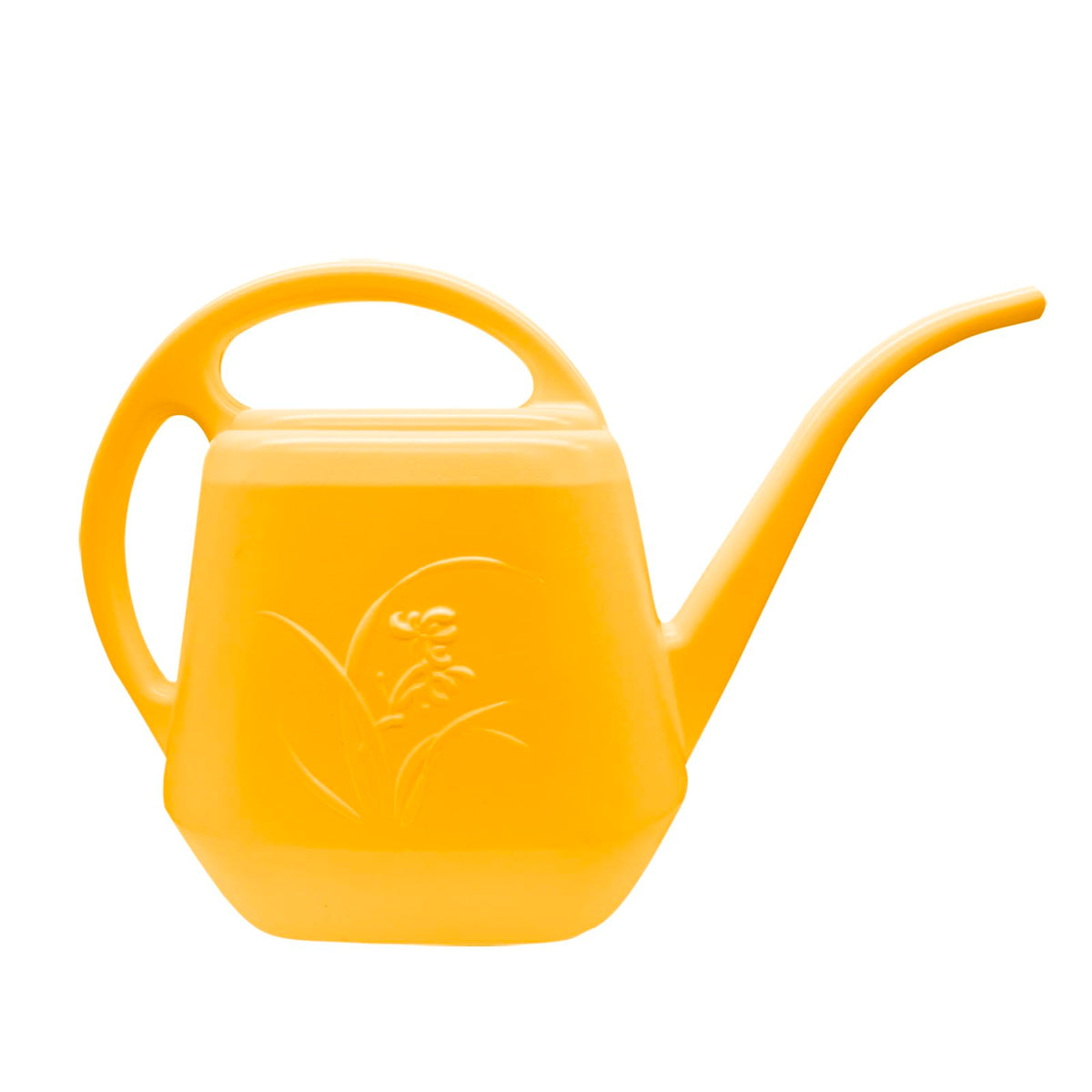 Grip Watering Can - 1 Gallon - White - with Long Spout for Indoor and Outdoor Plant Garden