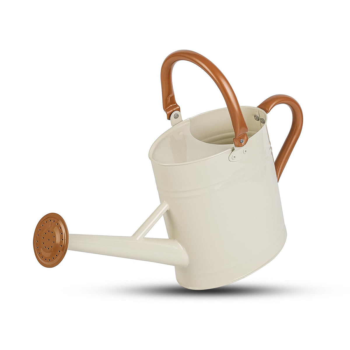 Metal Watering Can for Plants,Watering Cans for Outdoor&Indoor Gardening, Galvanized Steel Water Can with Removable Spout,Watering Pot with Ergonomic Movable Handle(Green)