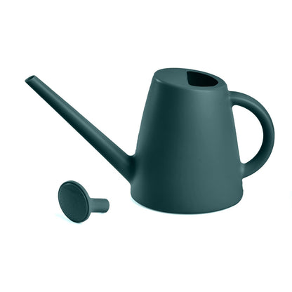 Plastic Watering Can - for Indoor and Outdoor House Plant Garden - with Long Spout - 1/2 Gallon - White