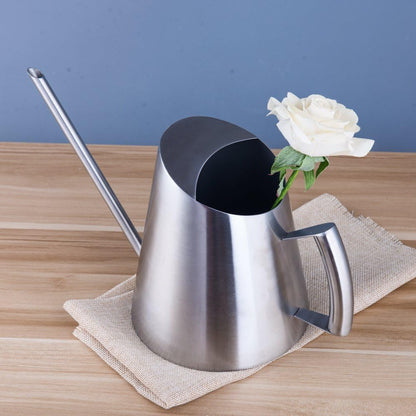 IMEEA 50oz Stainless Steel Watering Can with Long Spout for Indoor Plants
