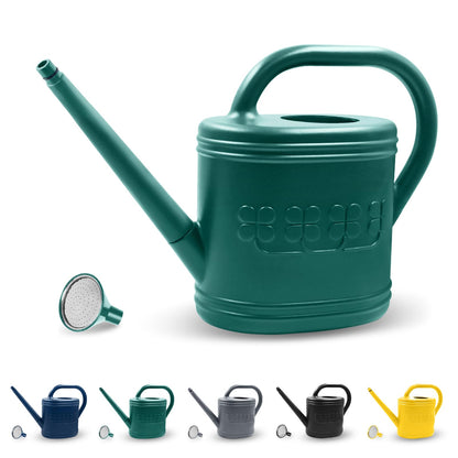2 Gallon Garden Watering Can, Plastic Outdoor Watering Can for Plants
