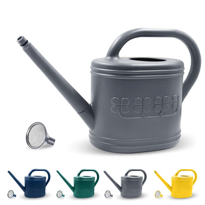 2 Gallon Garden Watering Can, Plastic Outdoor Watering Can for Plants