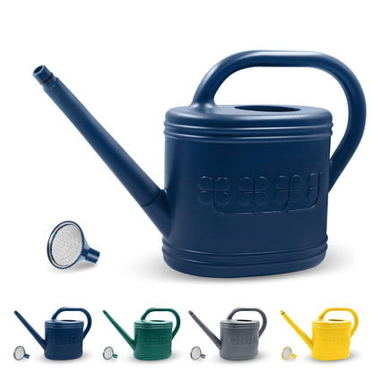 2 Gallon Garden Watering Can, Plastic Outdoor Watering Can for Plants