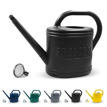 2 Gallon Garden Watering Can, Plastic Outdoor Watering Can for Plants
