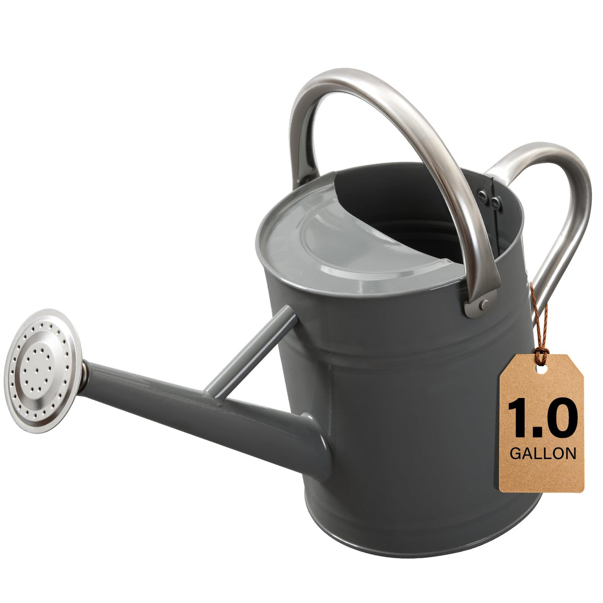 1 Gallon Watering Can for Outdoor&Indoor Plants，Yellow
