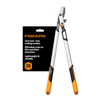 Fiskars 32” PowerGear Garden Bypass Loppers, Tree Trimmer, 2" Cut Capacity