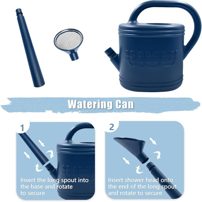 1 Gallon Watering Can, Plant Watering Can for Indoor & Outdoor