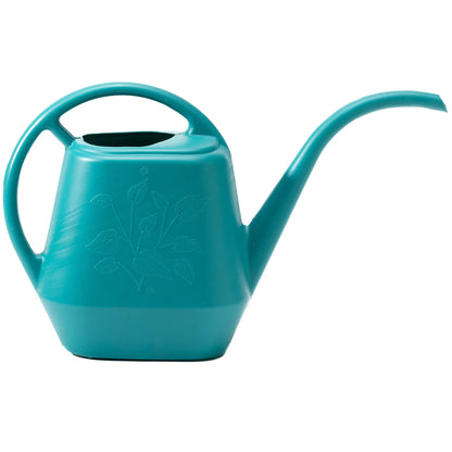 Bloem Aqua Rite Watering Can: 56 Oz - Bermuda Teal - Large Capacity, Extra Long Spout, Durable Plastic, One Piece Construction, for Indoor & Outdoor Use, Gardening