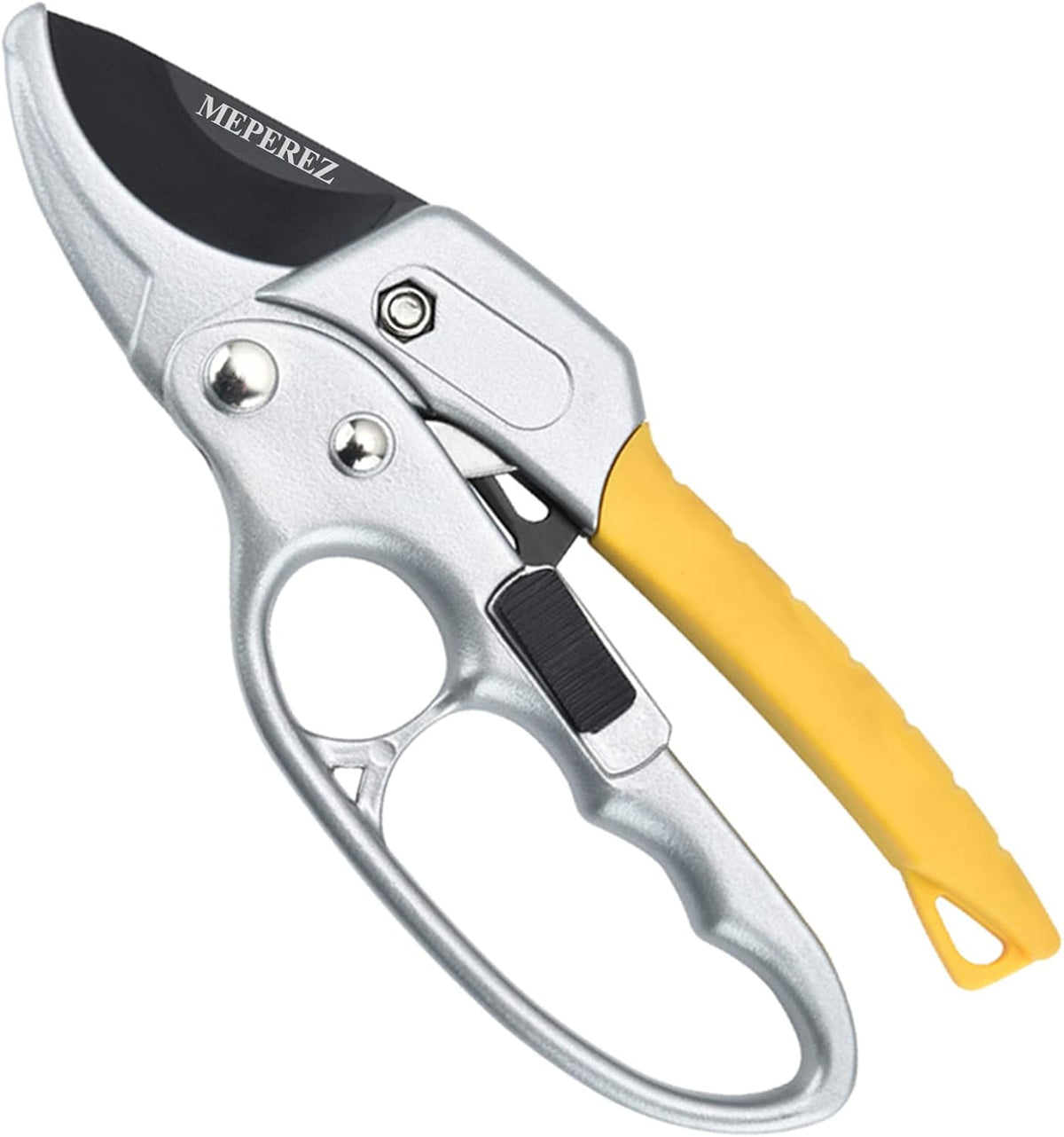 Premium Germany Pruning Shears, 4x Cutting Power Trimming, Garden Clippers 1-Inch Cut Capacity, Best Gardening Gifts, Easy to use Gardening Tools, Arthritis Weak Hand Snips