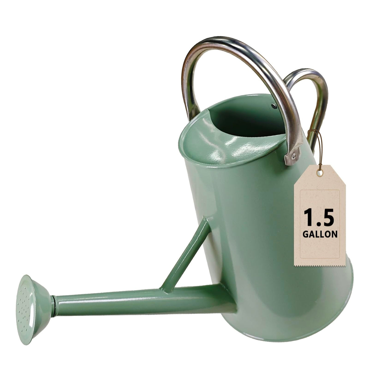 Watering Can for Outdoor&Indoor Plants，1.5 Gallon，Black