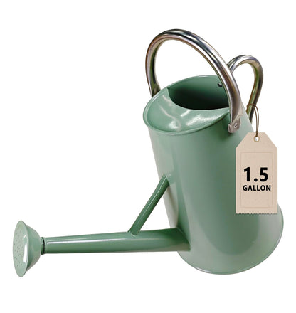 Watering Can for Outdoor&Indoor Plants，1.5 Gallon，Black