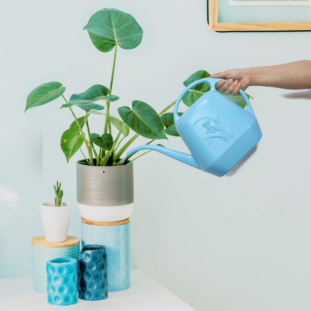 Plant Watering Can - Sky Blue - 1/2 Gallon