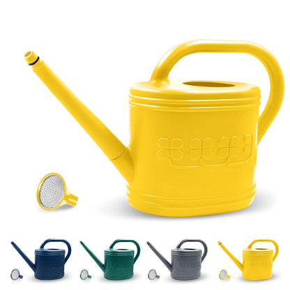 2 Gallon Garden Watering Can, Plastic Outdoor Watering Can for Plants