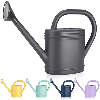2 Gallon Watering Can for Indoor Plants, Garden Watering Cans for Outdoor Plant House Flower, Modern Plant Watering Can Large Long Spout with Sprinkler Head
