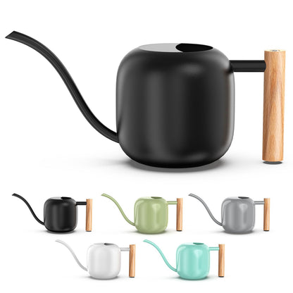 Green Moon 1.2L/41oz Metal Metal Watering Can with Long Spout, White