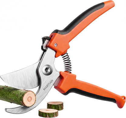 Bypass Pruning Shears for Gardening, Cut 3/4” Capacity Garden Scissors