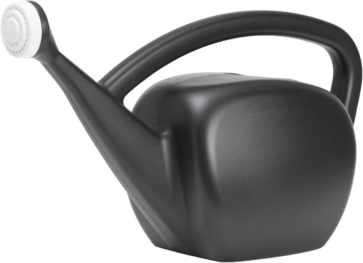 Root & Vessel 2 Gallon Watering Can Outdoor, Made in USA, Large Fill Hole & Long Spout & Handle for Ease of Use, Removable Nozzle, Outdoor & Indoor Use, Green