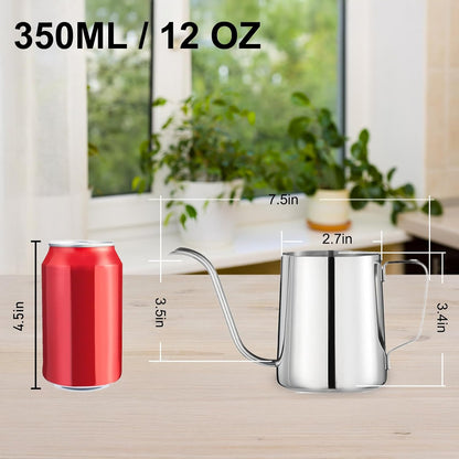 Doseno Small Watering Can for Indoor Plants, Plant Watering Can, 12 oz