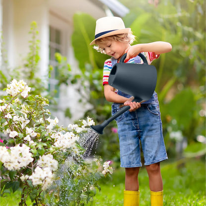 Plant Watering Can - Plastic Indoor and Outdoor - 1/2 Gallon - Grey