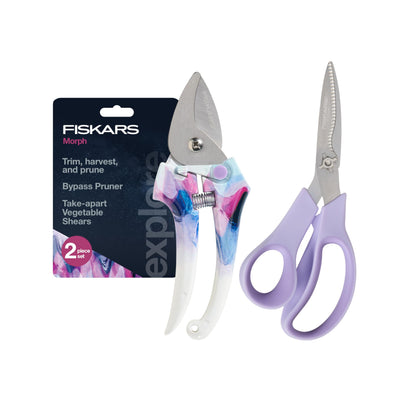 Fiskars Bypass Pruning Shears, 5/8" Cut Capacity Garden Clippers