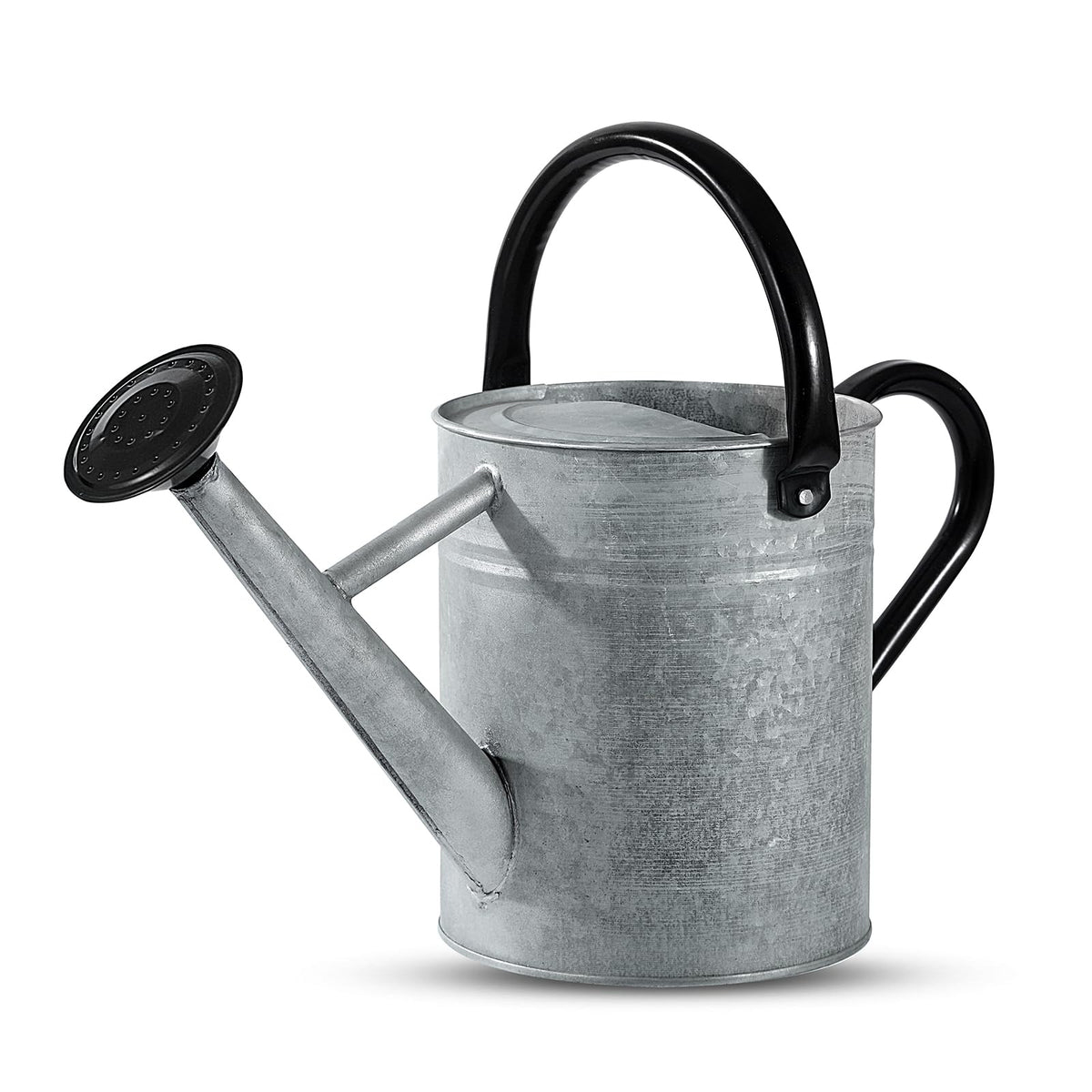 1 Gallon Watering Can for Plants, Watering Cans for Indoor&Outdoor Gardening, Galvanized Steel Watering Pot with Removable Spout, Metal Water Can with Ergonomic Movable Handle(Cream Green)
