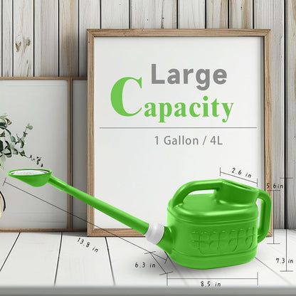1 Gallon Watering Can, Garden Watering Can for Outdoor & Indoor