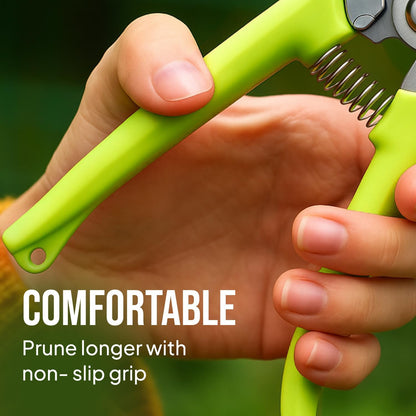 2-Pack Stainless Steel Gardening Scissors, Pruning Shears and Clippers for Gardening