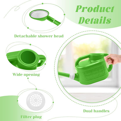 1 Gallon Watering Can, Garden Watering Can for Outdoor & Indoor