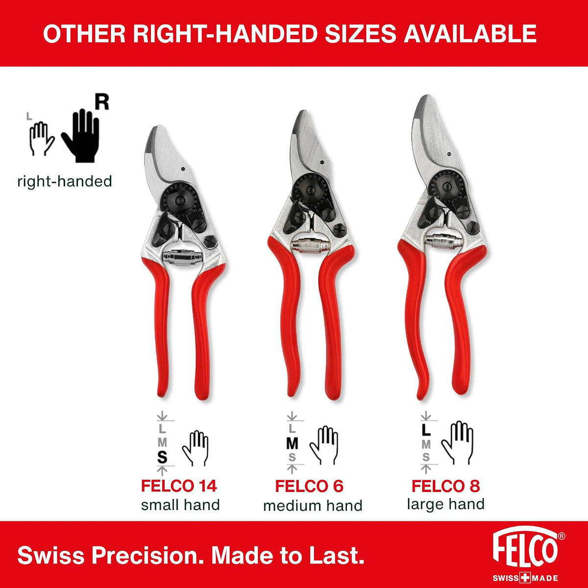 Felco F5 Pruning Shears – 8.9" All Steel Large Swiss-Made Garden Clippers| Hand Pruners for Garden & Landscape | Garden Tool Cutter with Precision Bypass Blade, Forged Aluminum Body, Replaceable Parts